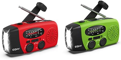 Esky Emergency Radio Red & Green