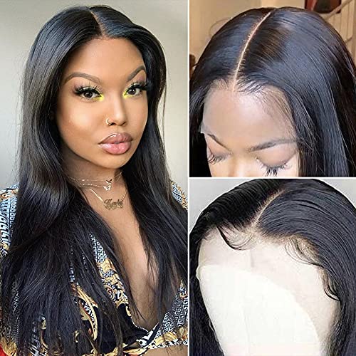 Perucas de cabelos humanos de renda transparente de Wingirl HD para mulheres negras de 180% de densidade