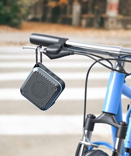 Alto -falante Bluetooth do chuveiro Lezii, alto -falantes portáteis à prova d'água IPX7 com som alto