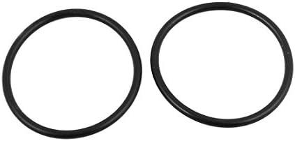 Aexit 30pcs de borracha preta 31mm x 1,9 mm Resistência ao calor resistente a óleo NBR NBR Nitrile O anel de borracha anel de borracha anel de vedação