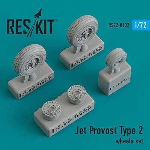 Reskit RS72-0132 - 1/72 - Rodas de resina definidas para o Jet Provost Tipo 2 Detalhe