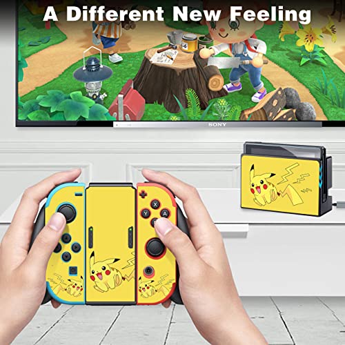 OQPA para Nintendo Switch OLED 2021 Skins adesivos para meninas garotas crianças fofas Kawaii